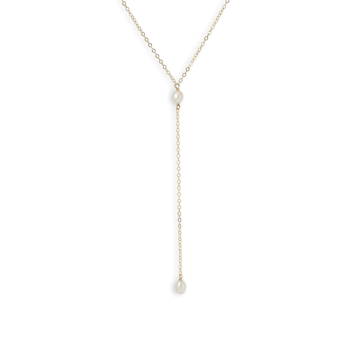 Pearl Lariat Necklace