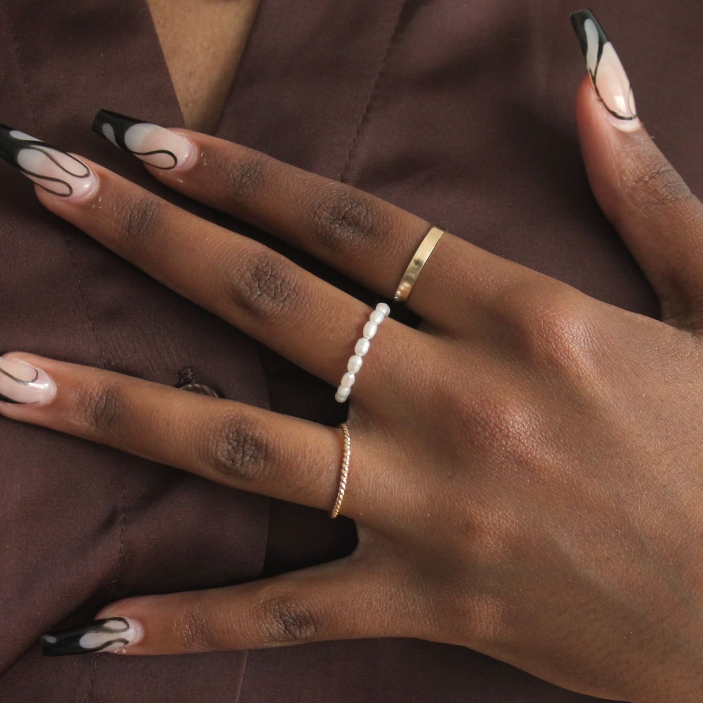 Pearl Beaded Ring