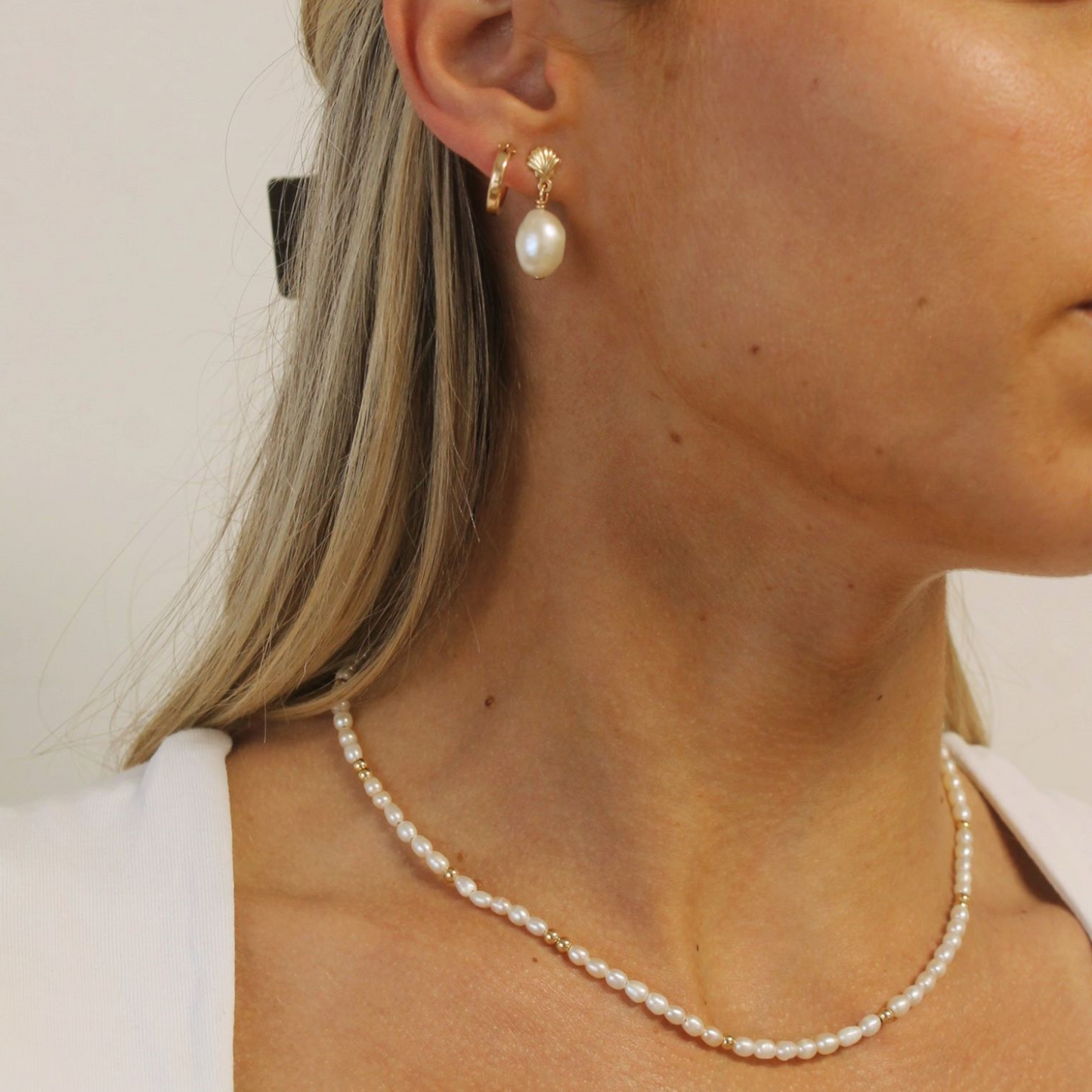 Shell-y's Pearl Earrings