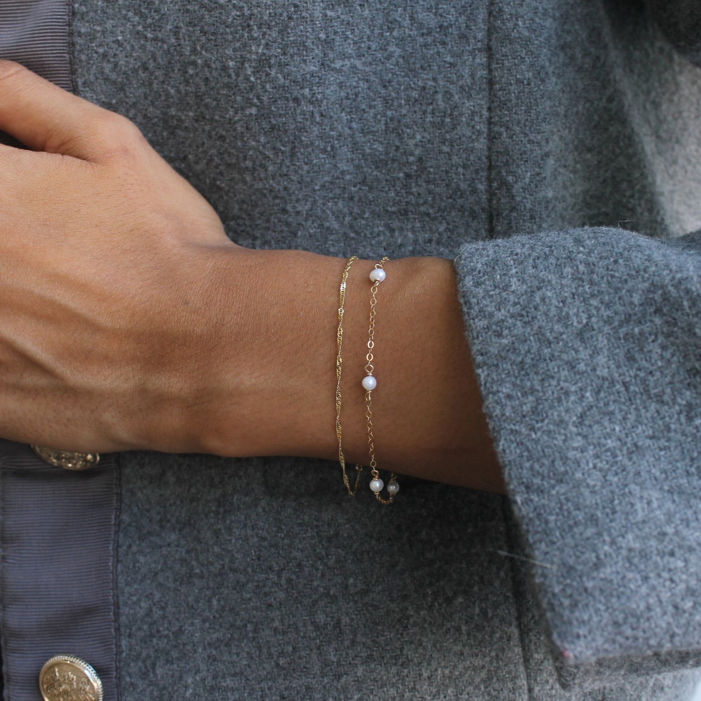 Pearl Station Bracelet