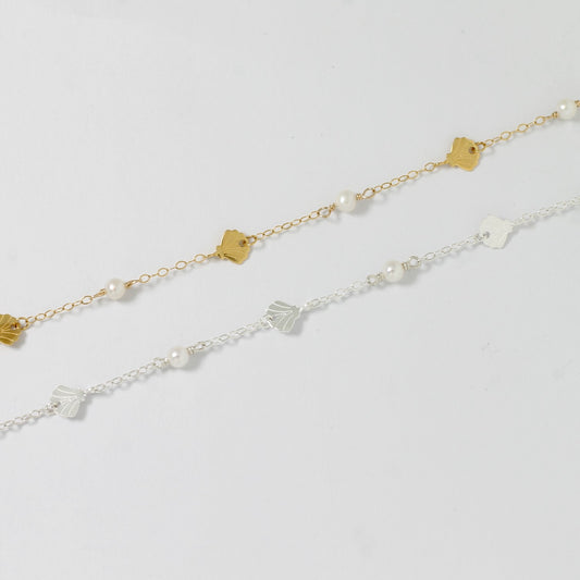 Seashell Pearl Chain
