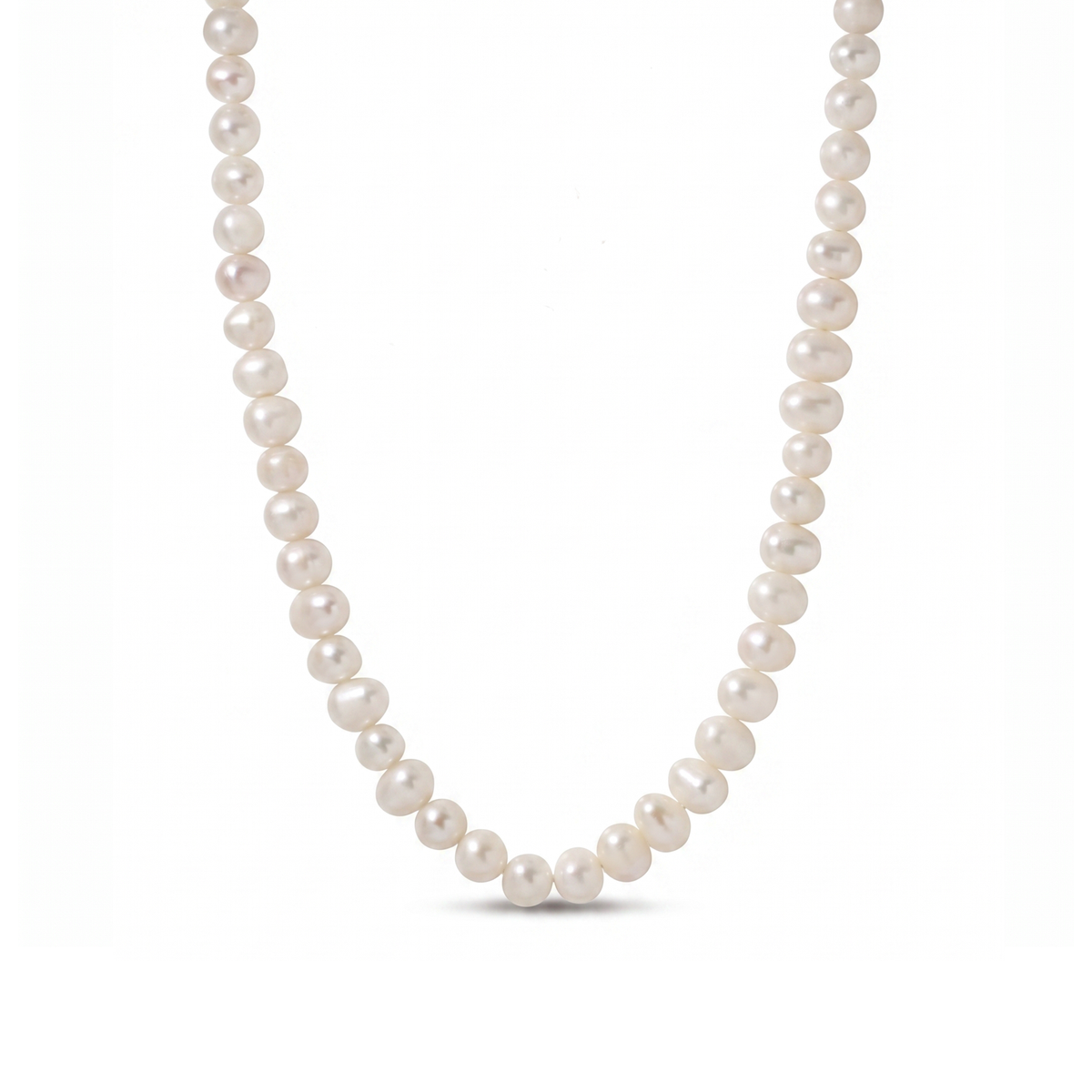 Potato Pearl Beaded Necklace