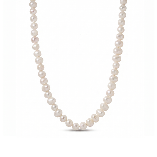 Potato Pearl Beaded Necklace