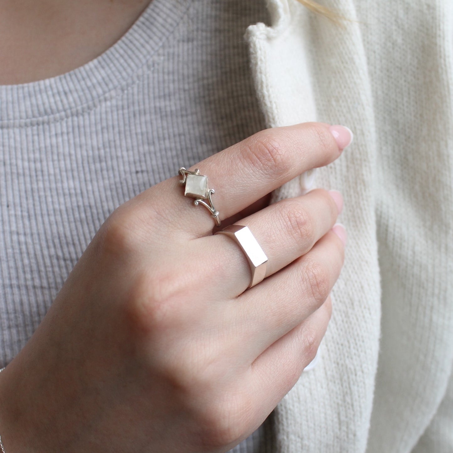 Rectangle Signet Ring