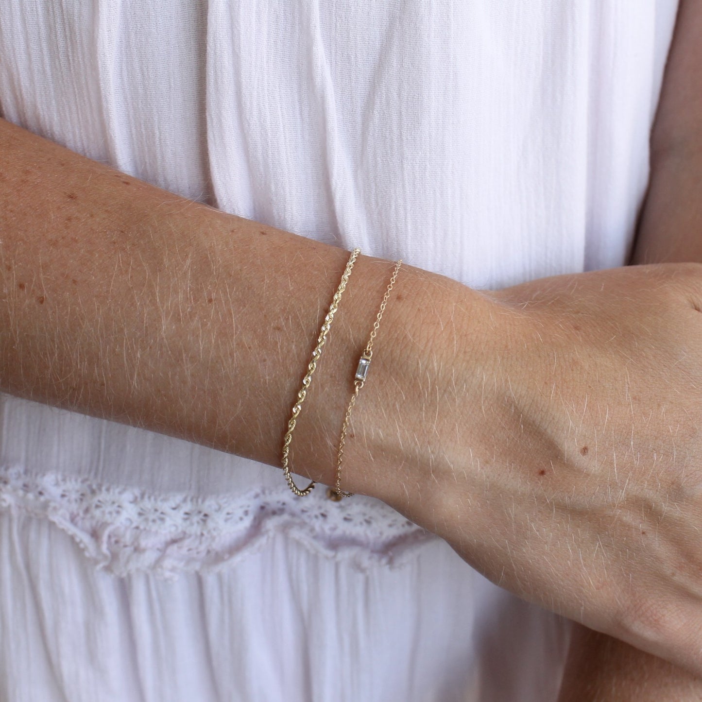 Baguette Diamond Bracelet