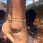 Black Enamel Anklet