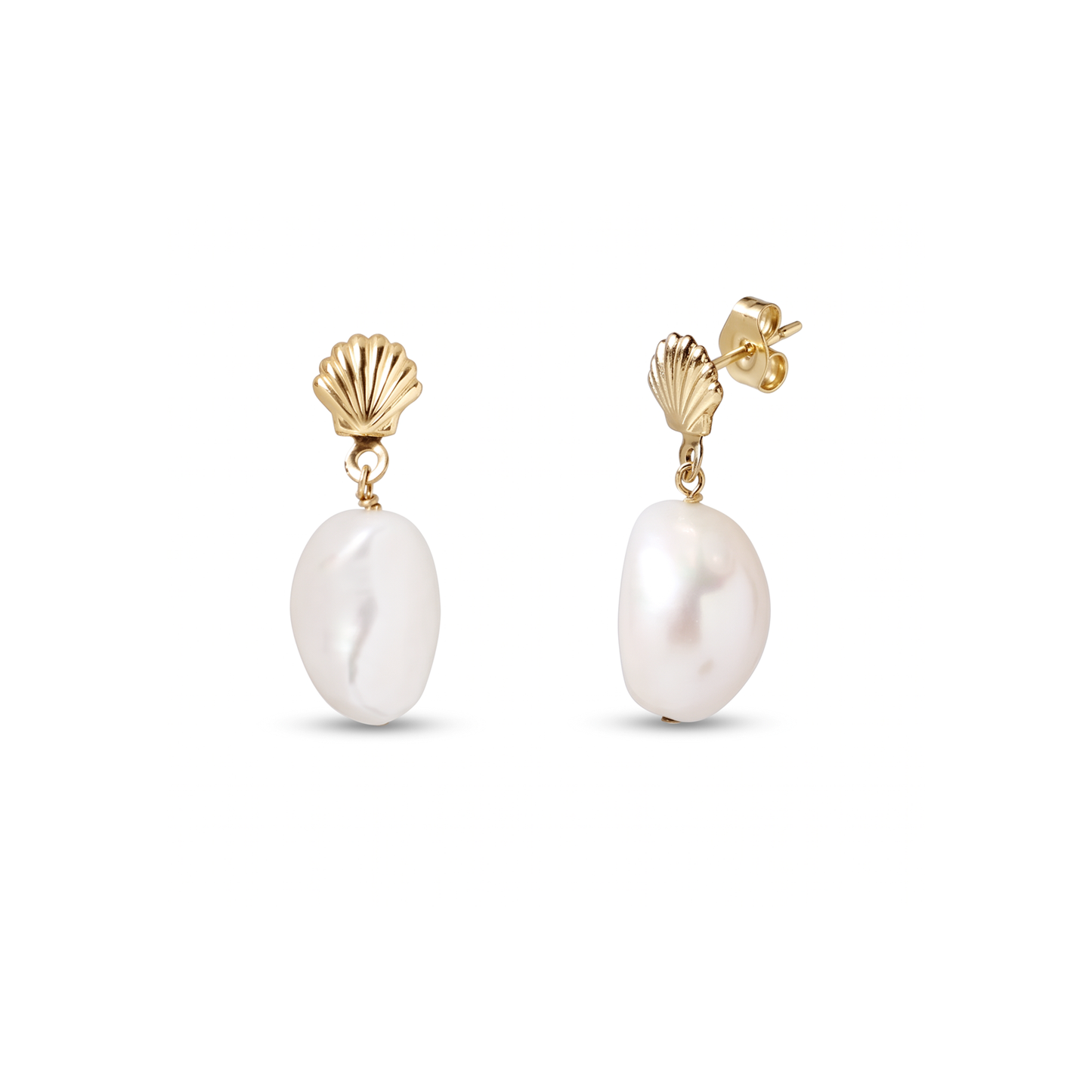 Shell-y's Pearl Earrings