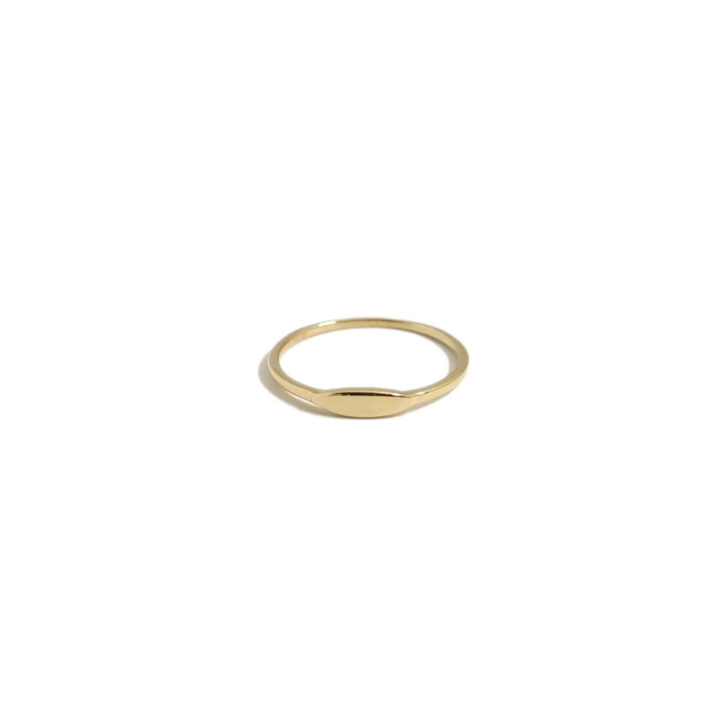 Slim Oval Signet Ring – Kind Karma Company