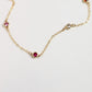 Customized Birthstone Station Bracelet