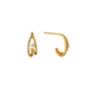 Wishbone Crystal Earrings