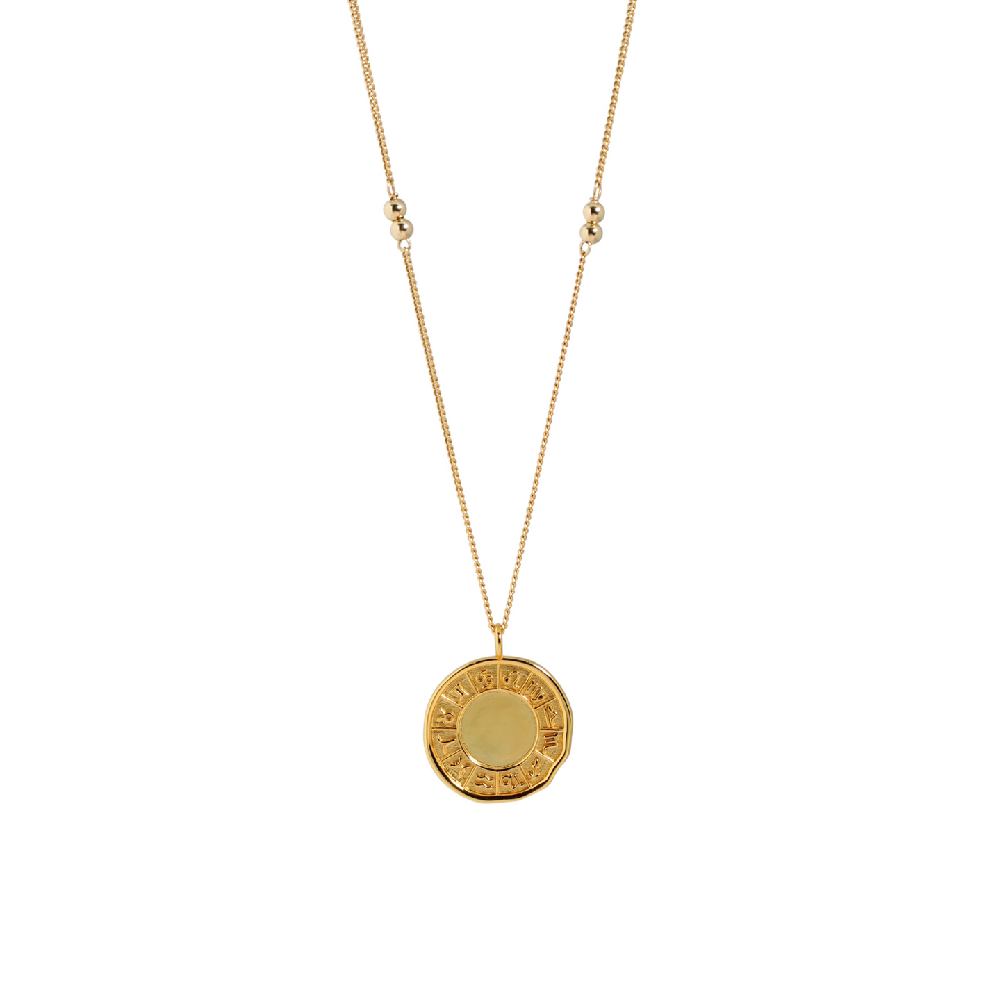Zodiac Wheel Necklace