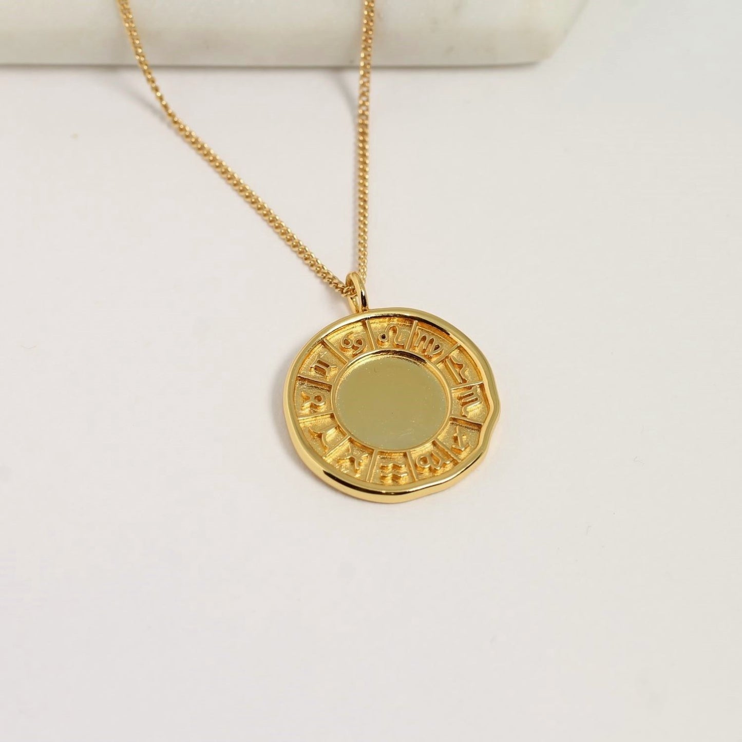 Zodiac Wheel Necklace