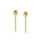 Gemstone Chain Link Studs