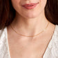 14KT Gold Short Box Chain Necklace