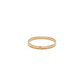 14KT gold hammered wedding band thin stacking ring