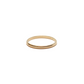 14KT gold plain wedding band stacking ring