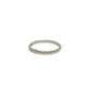 sterling silver beaded stacking ring