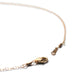 gold circle pendant friendship necklace clasp