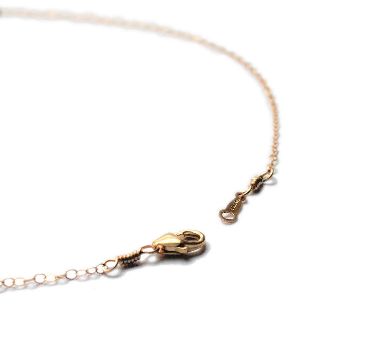 herkimer quartz bar necklace clasp