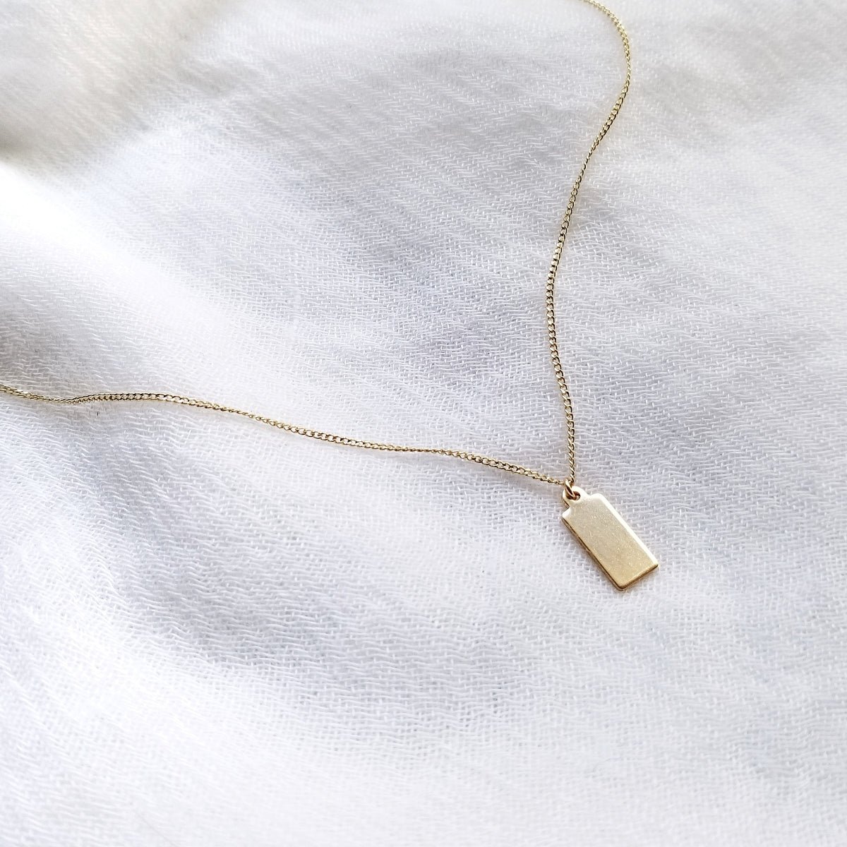 Gold Tag necklace