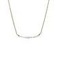 herkimer quartz bar necklace