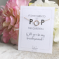 Maid of Honor Jewelry Cards