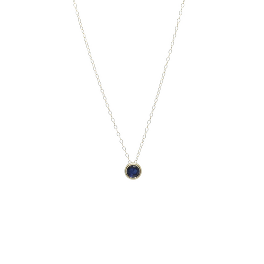 Birthstone Solitaire Necklace