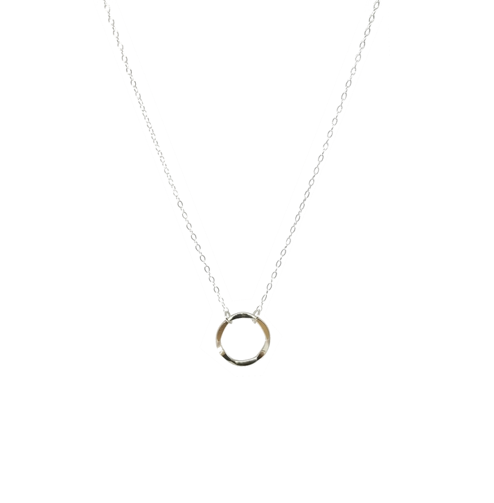 Skosh Karma Circle Silver Necklace 55-766 main image 1