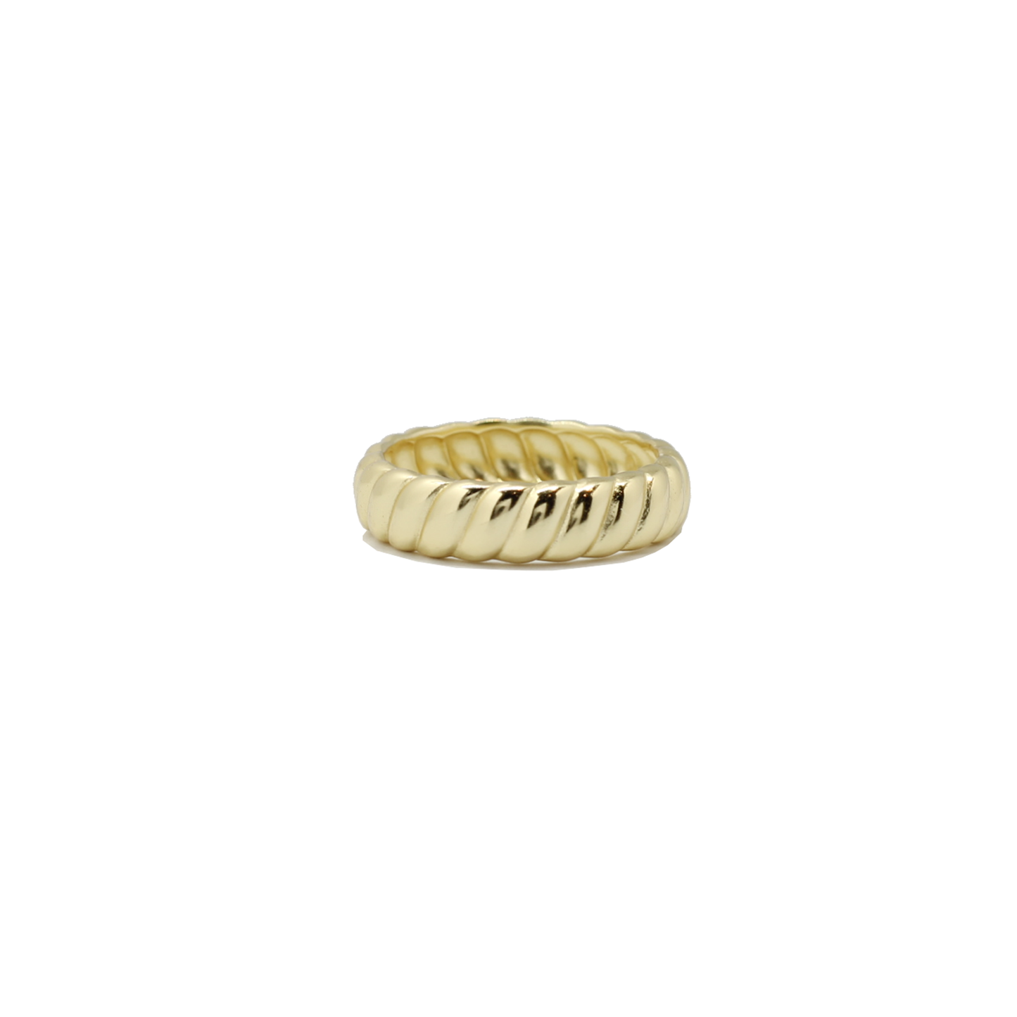 Bold Twisted Rope Ring